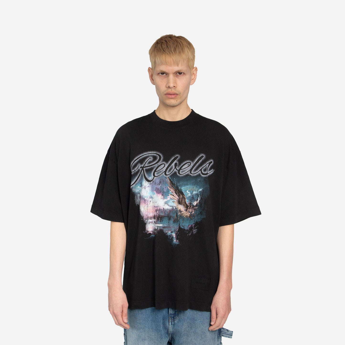 phoenix t-shirt - washed black