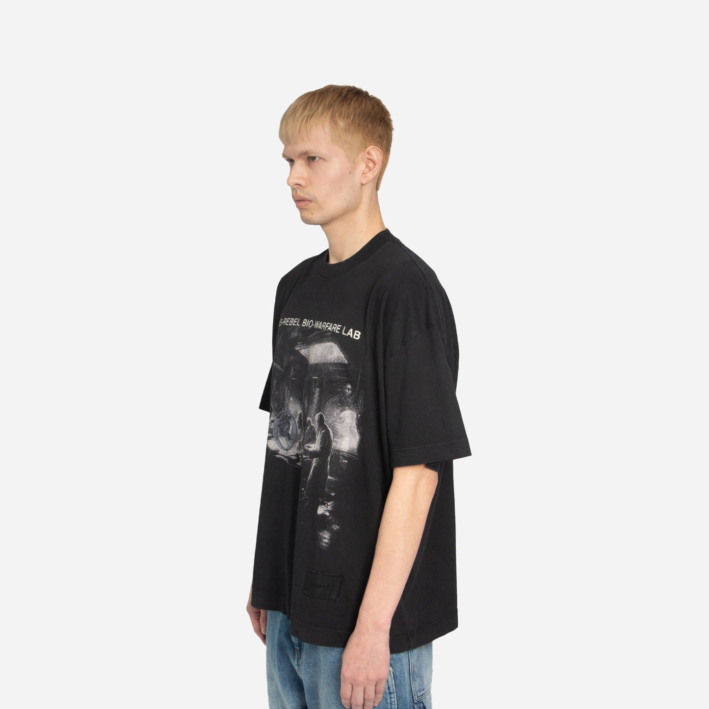 rebels lab t-shirt - washed black