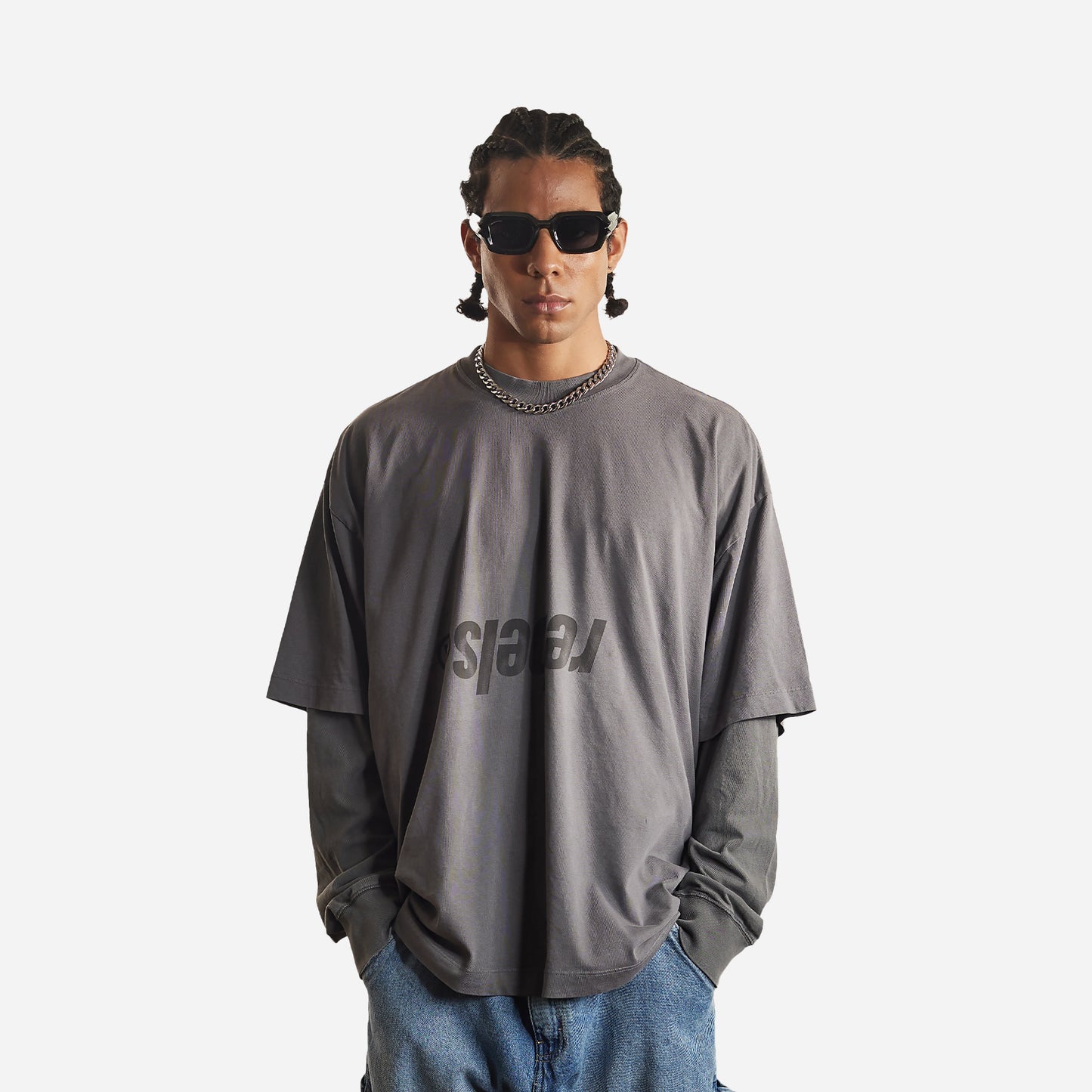 Sleber t-shirt - Washed Grey
