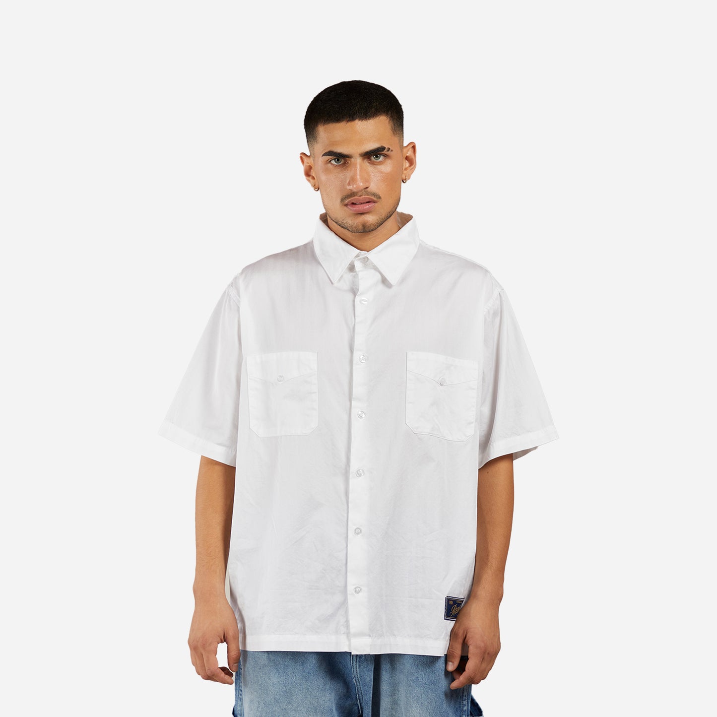 striped shirt - white