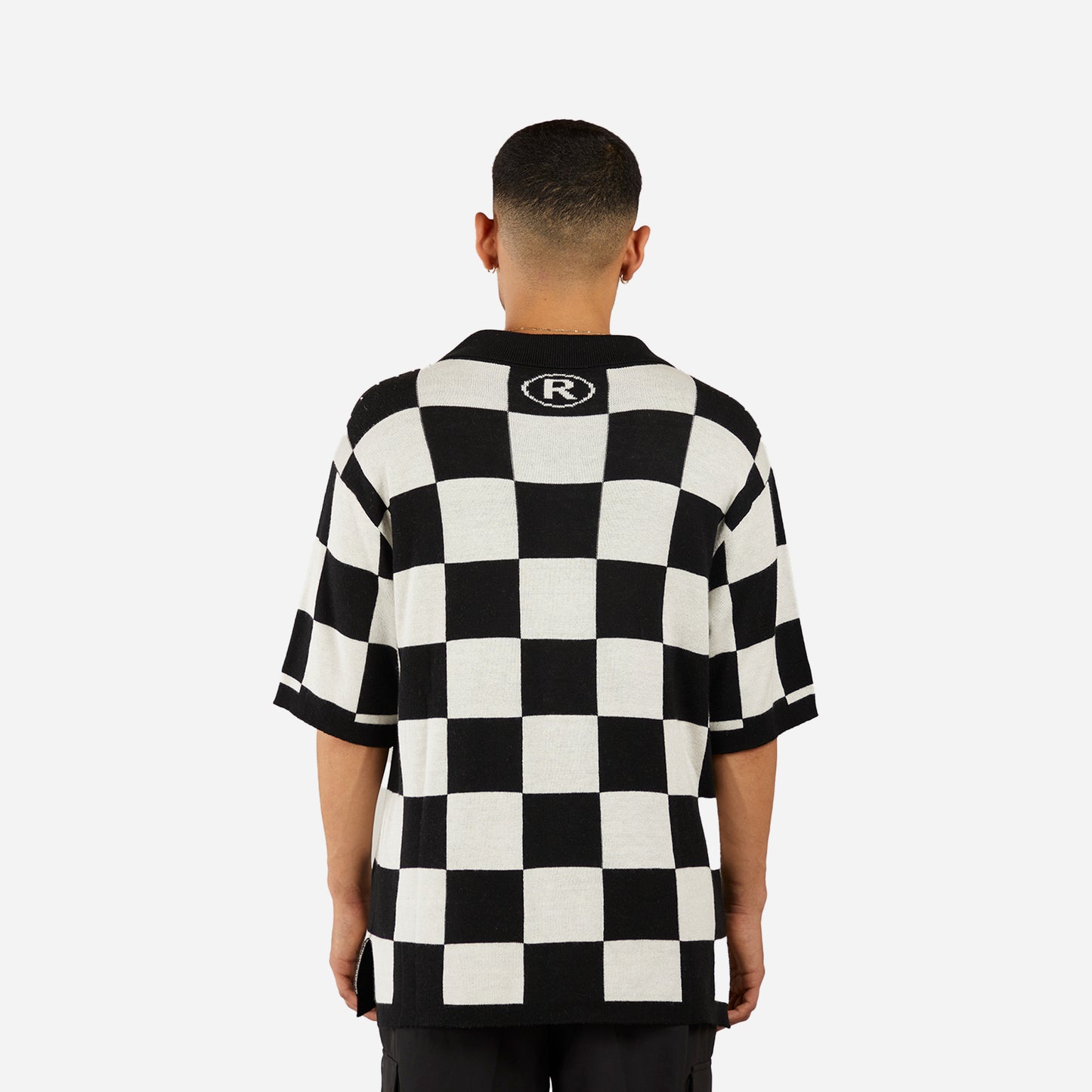 rb camp shirt - black/white