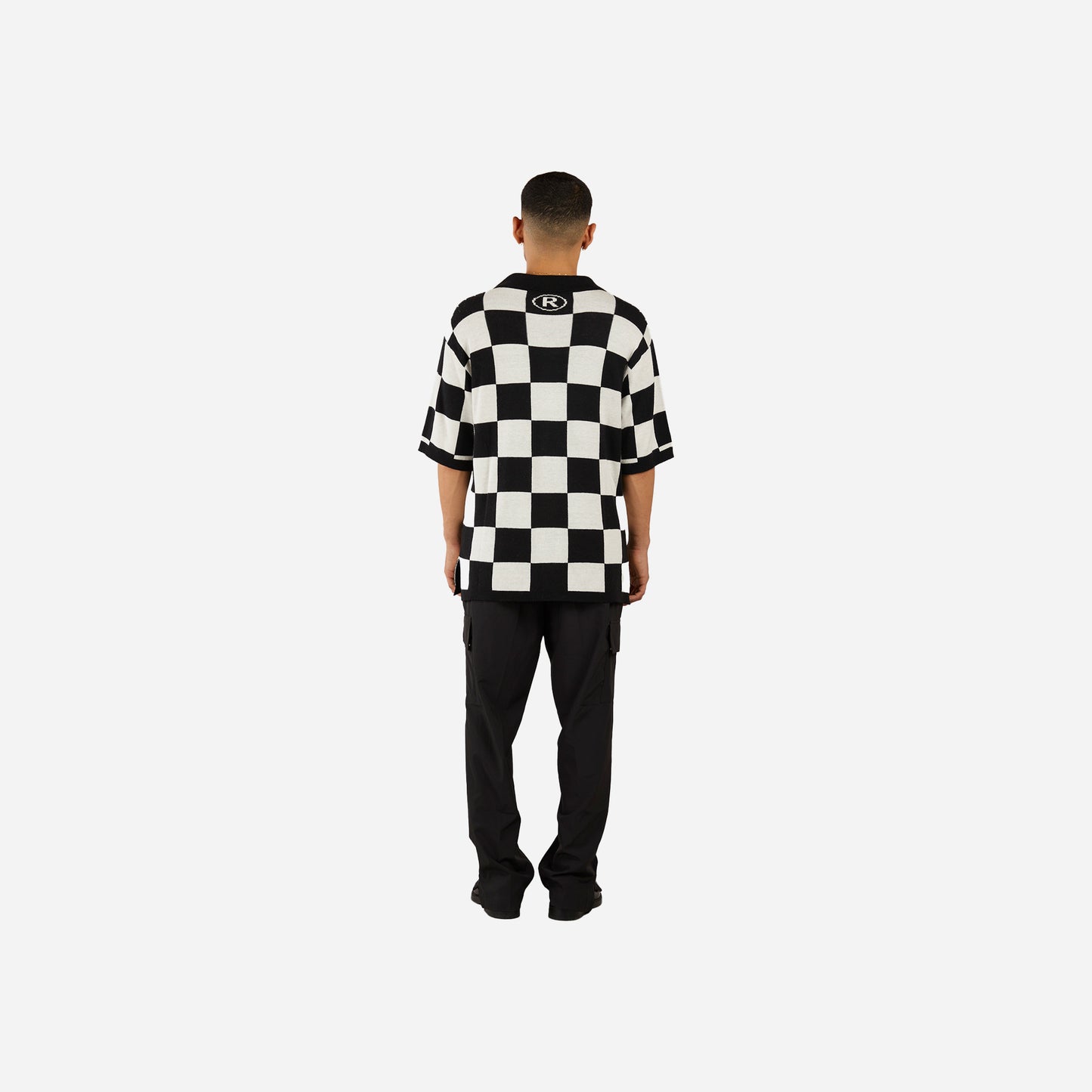 rb camp shirt - black/white