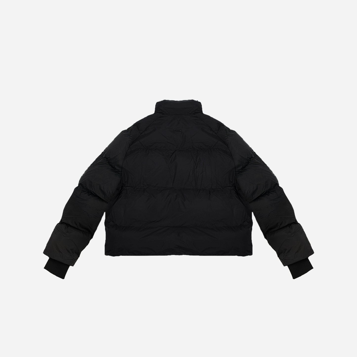 puffer jacket- black