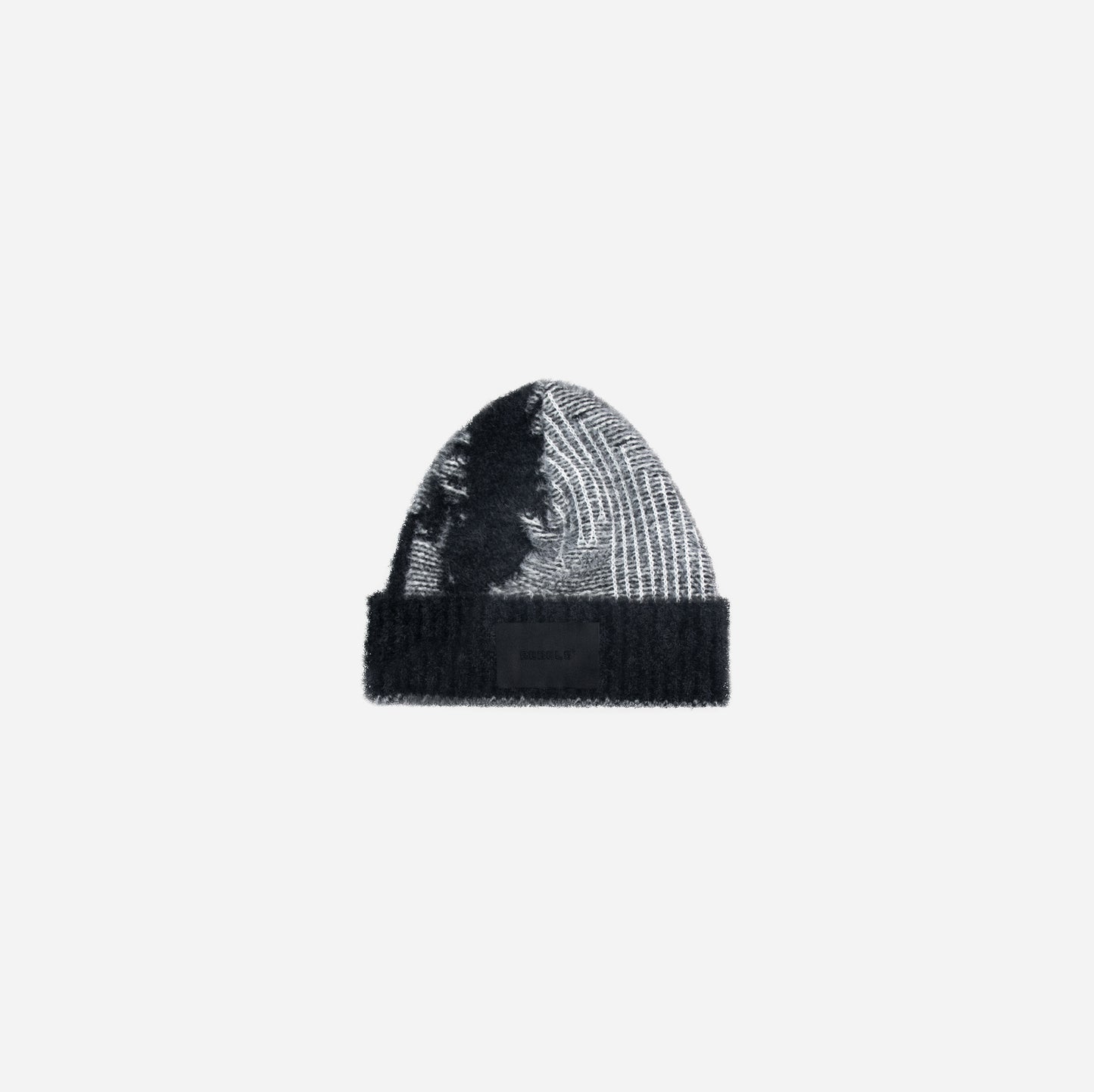 int. var. knitted sweater - black