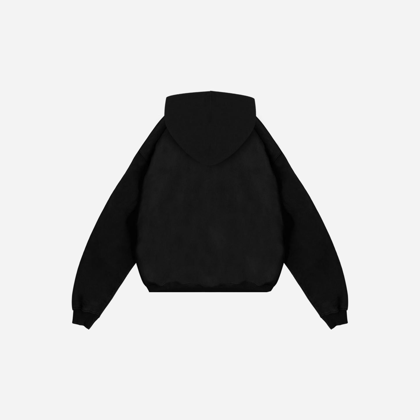 hoodie - washed black
