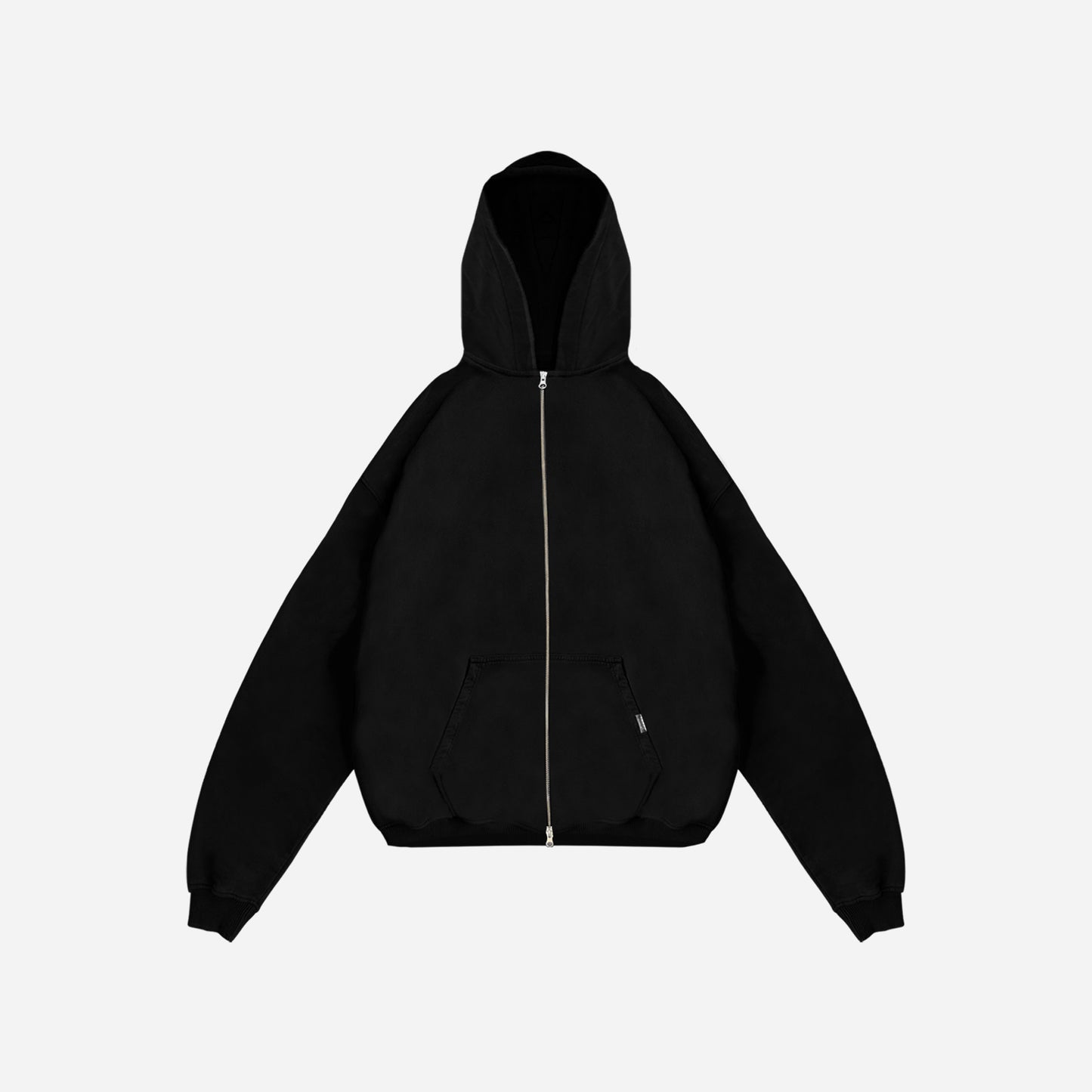 hoodie - washed black