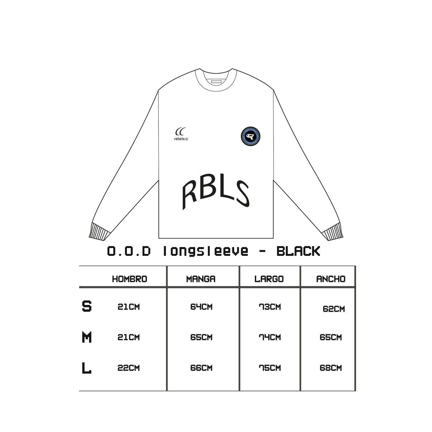 O.O.D longsleeve - black