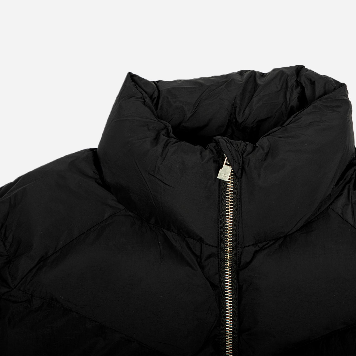 puffer jacket- black