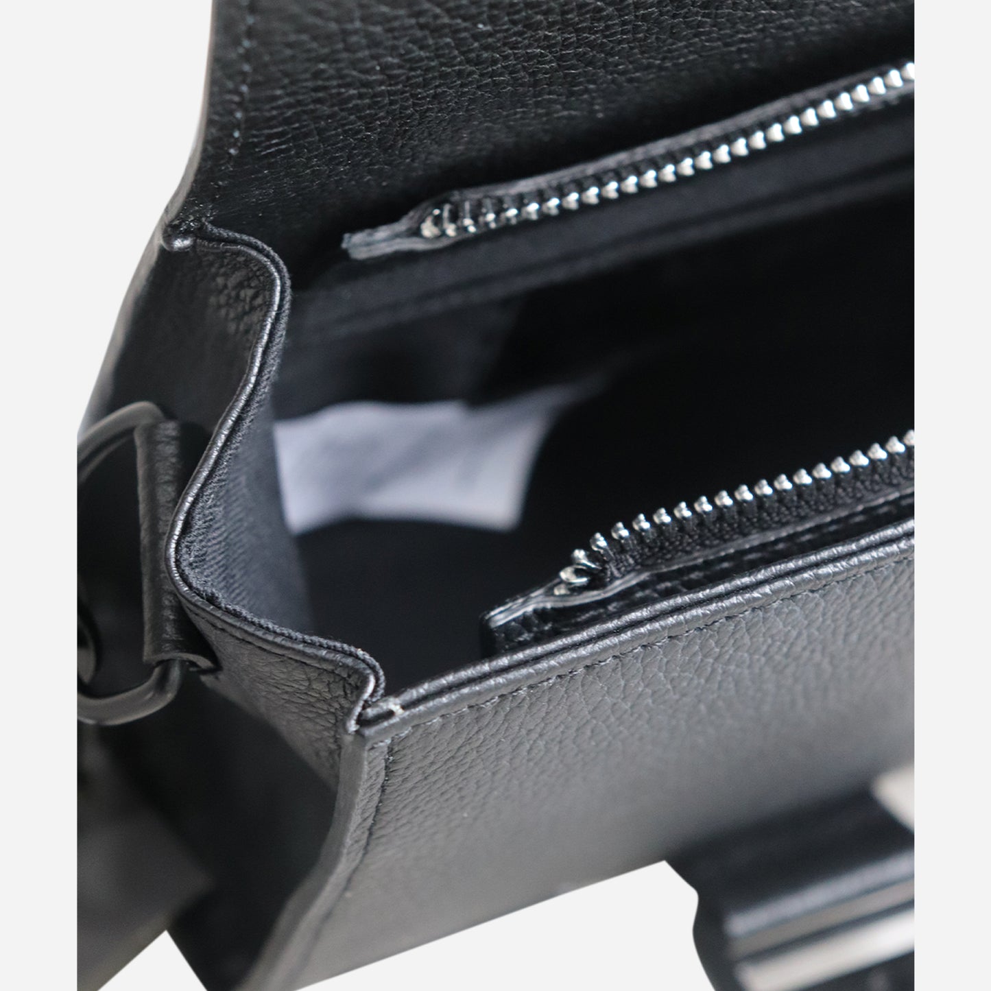 leather bag- black