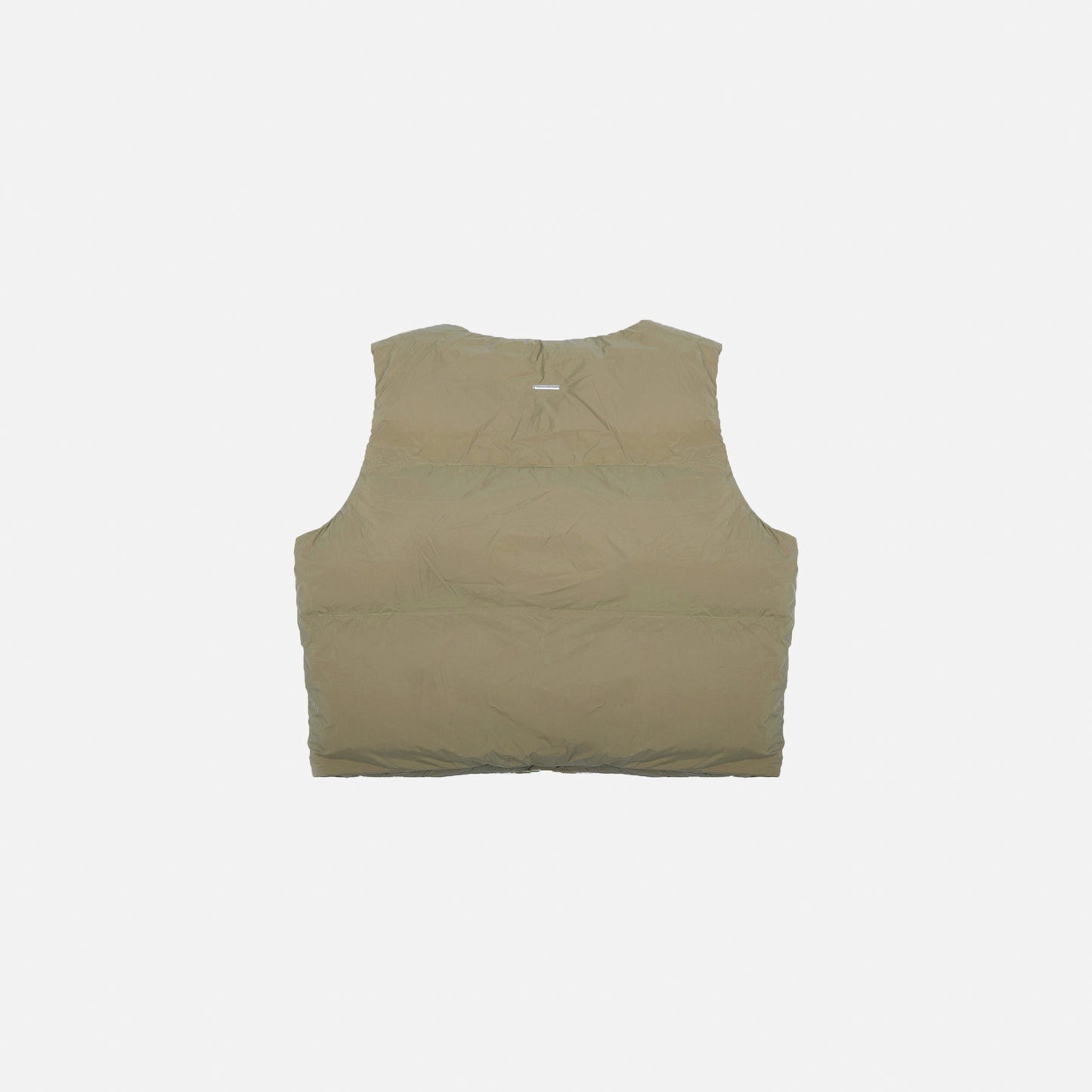 puffer vest- olive