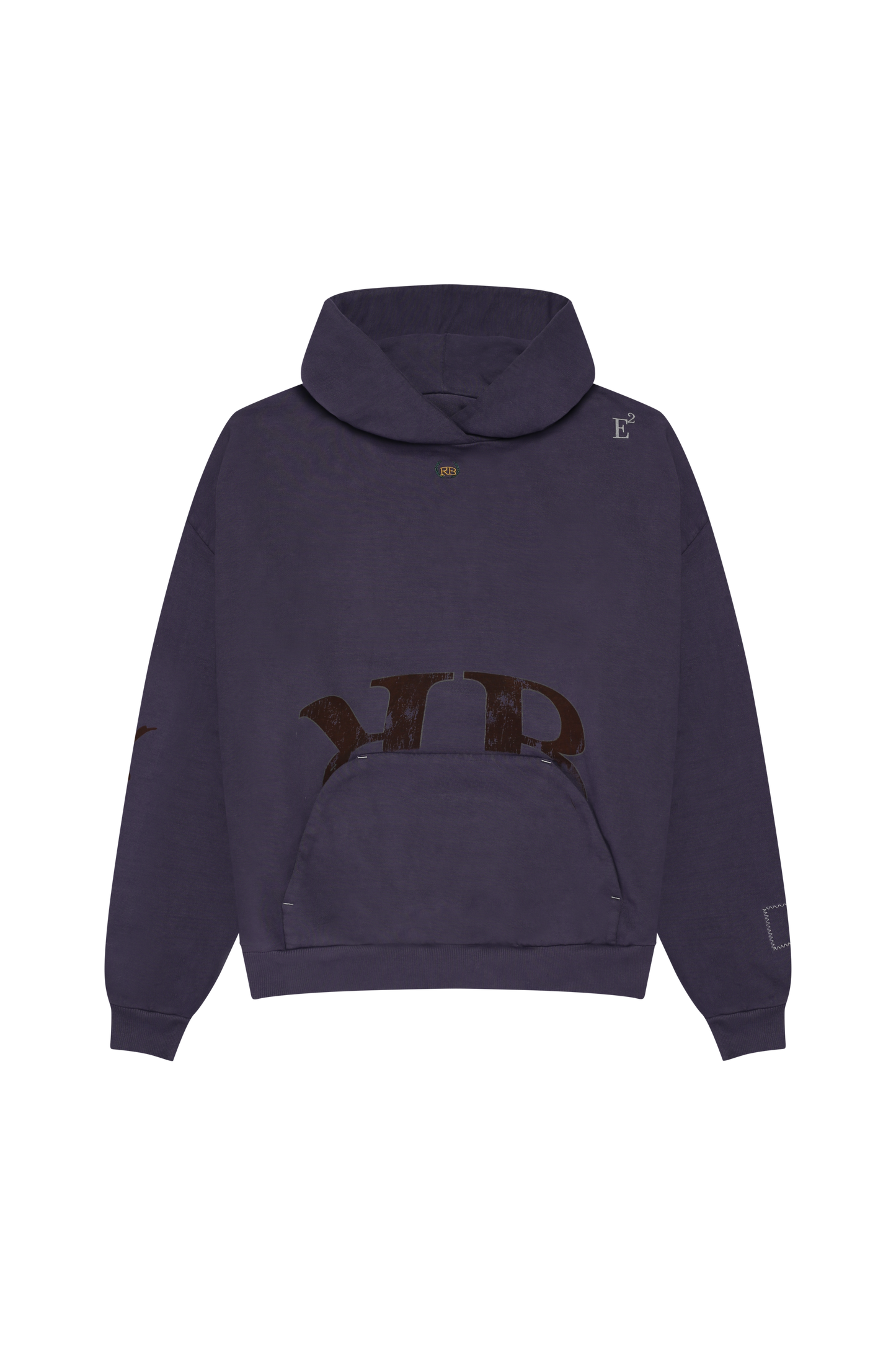 Ornament hoodie - Washed Purple