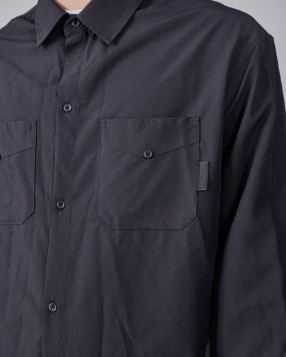 light overshirt - black