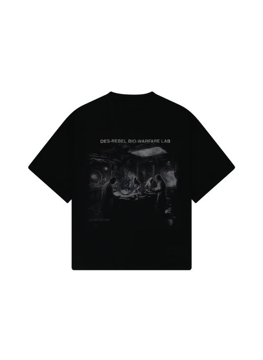 rebels lab t-shirt - washed black