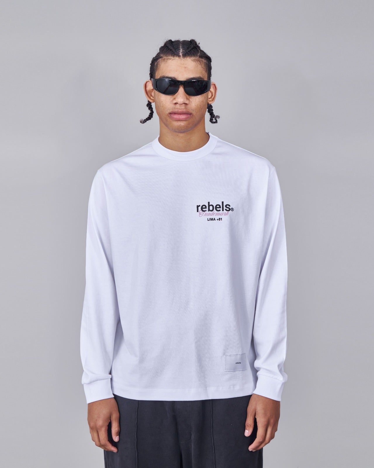 +51 longsleeve heavy t-shirt - white