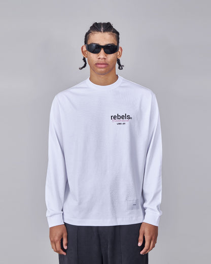 +51 longsleeve heavy t-shirt - white