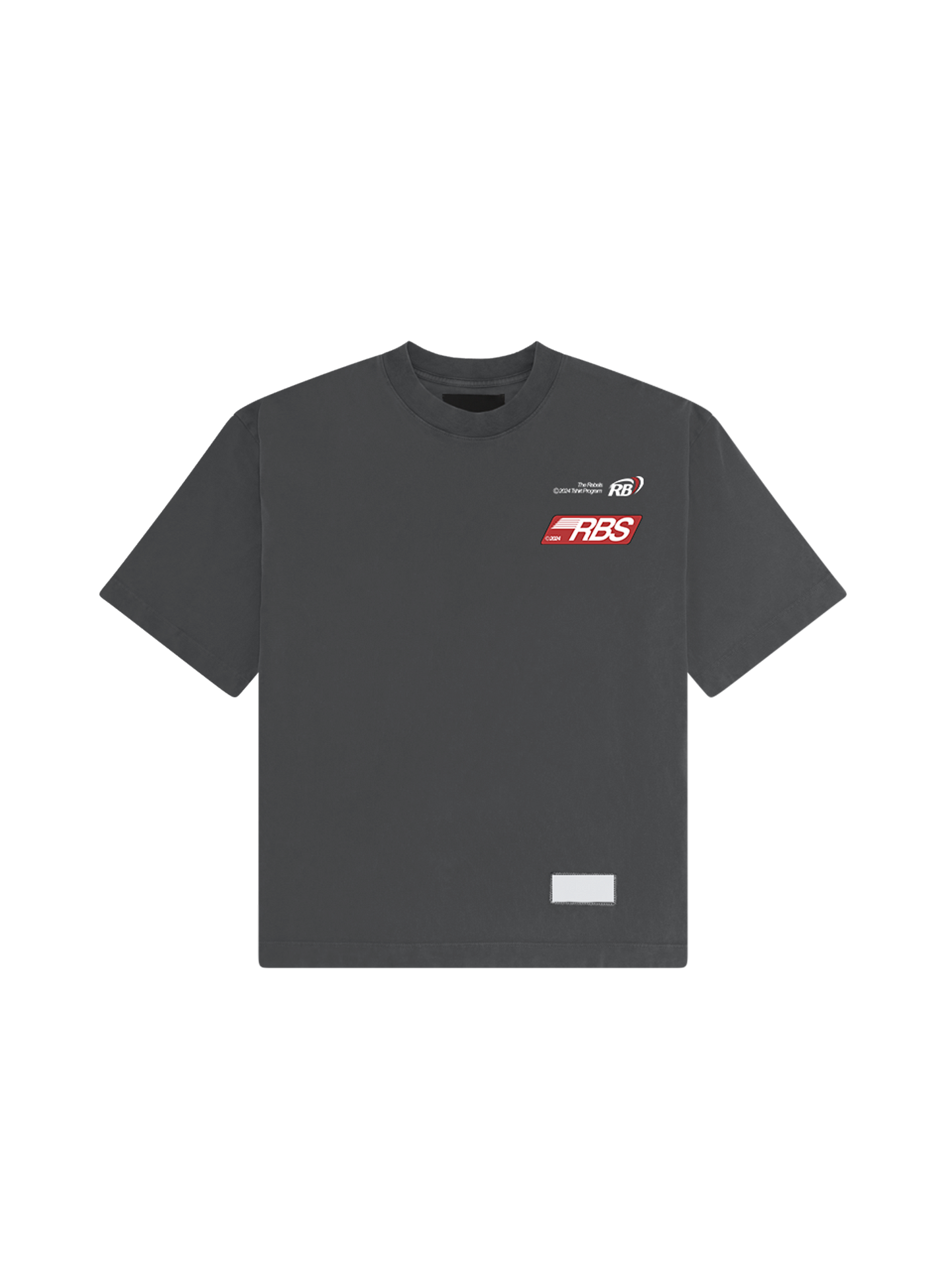 RB trademark t-shirt - washed grey