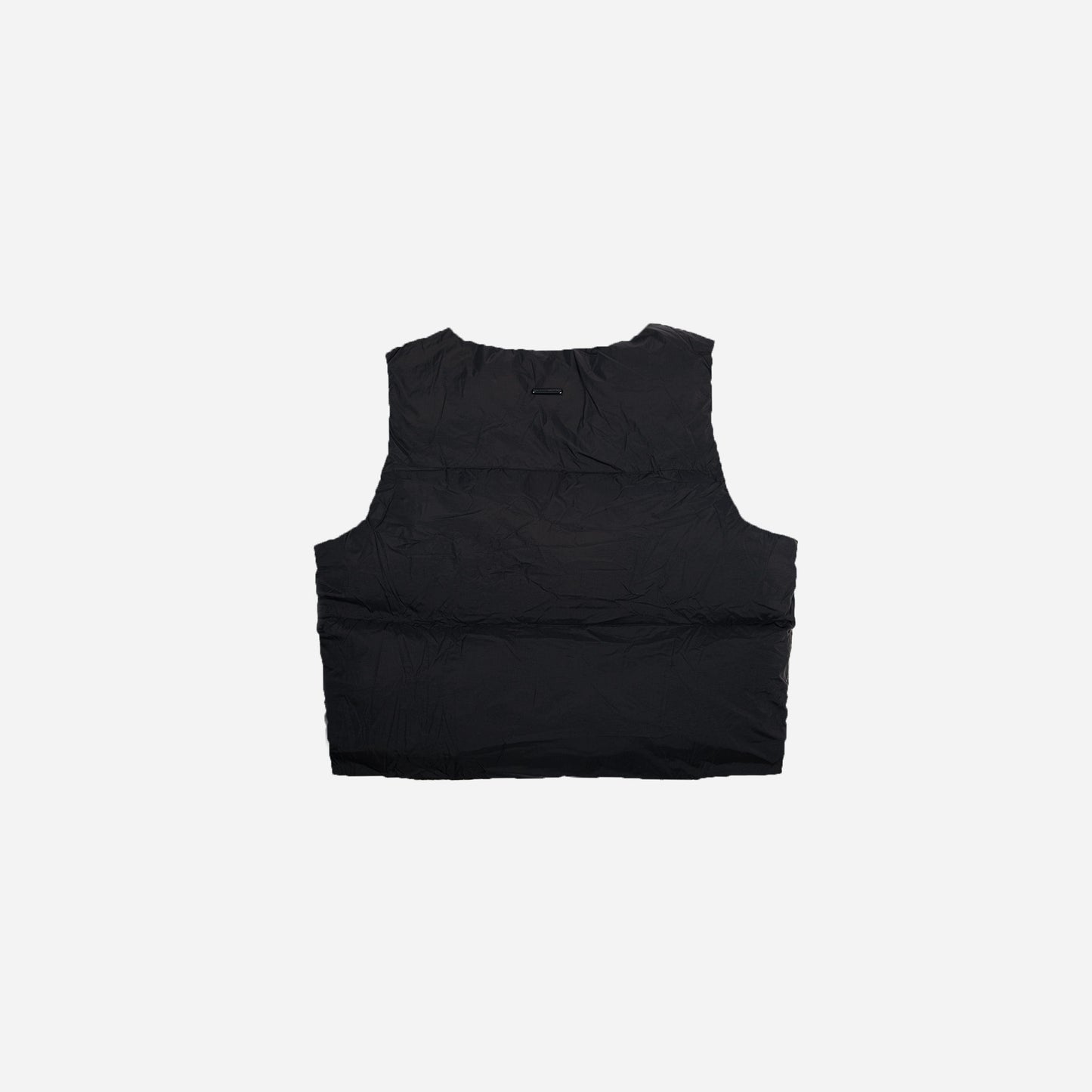 puffer vest- black