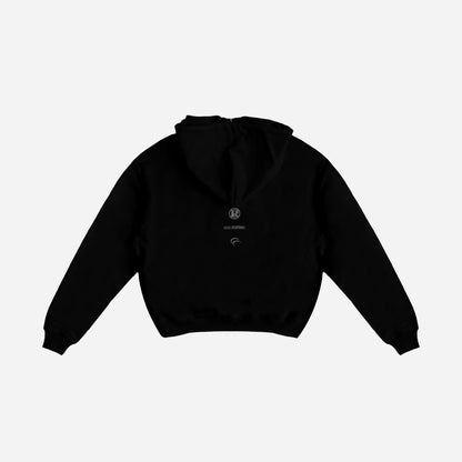 O.O.D half-zip hoodie - black