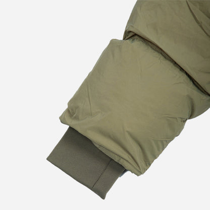 puffer jacket- olive